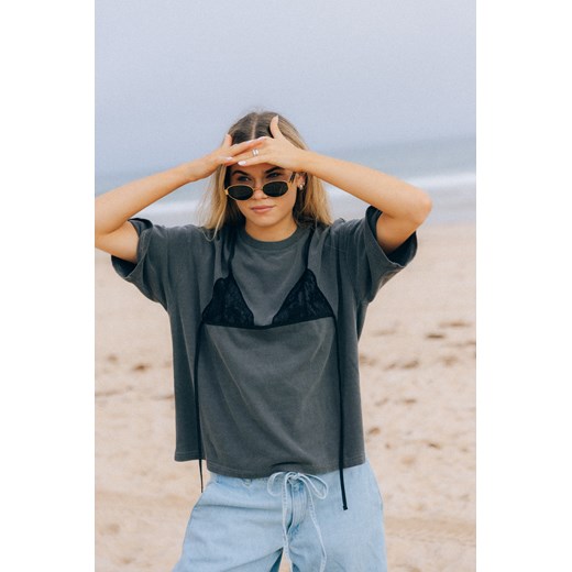 Lace Undone Box Tee - Stone Grey Surf Inc. XL Surf Inc