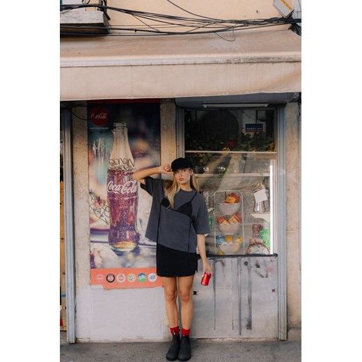 Lace Undone Box Tee - Stone Grey Surf Inc. XS;S;M;L;XL Surf Inc