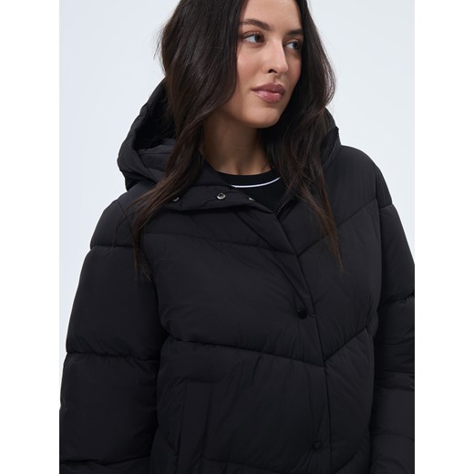 Mohito - Pikowana czarna kurtka - czarny ze sklepu Mohito w kategorii Kurtki damskie - zdjęcie 187646951