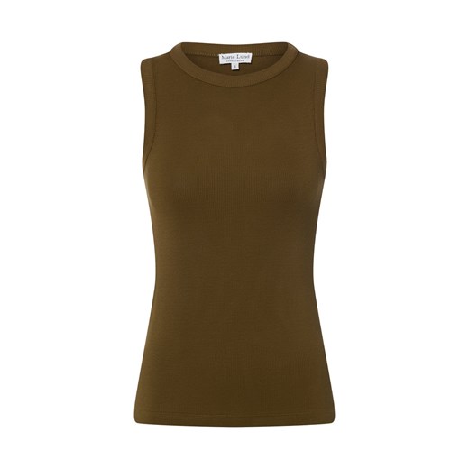 Marie Lund Damski podkoszulek Kobiety wiskoza oliwkowy jednolity ze sklepu vangraaf w kategorii Bluzki damskie - zdjęcie 187647952