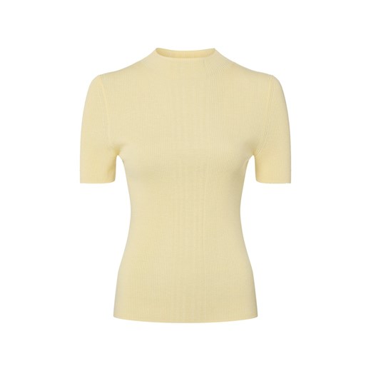 Marc Cain Damski sweter z krótkim rękawem z zawartością wełny i kaszmiru Kobiety waniliowy jednolity ze sklepu vangraaf w kategorii Swetry damskie - zdjęcie 187647961