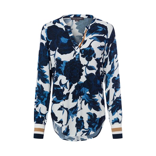 Franco Callegari Bluzka damska tunika Kobiety wiskoza granatowy wzorzysty ze sklepu vangraaf w kategorii Bluzki damskie - zdjęcie 187647970