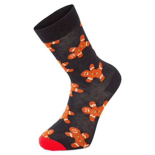 Happy Socks Skarpety Mężczyźni czarny wzorzysty ze sklepu vangraaf w kategorii Skarpetki damskie - zdjęcie 187647980