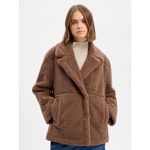 Opus Damska kurtka dwustronna - Henola Kobiety Sztuczne włókno mocca jednolity ze sklepu vangraaf w kategorii Kurtki damskie - zdjęcie 187647984