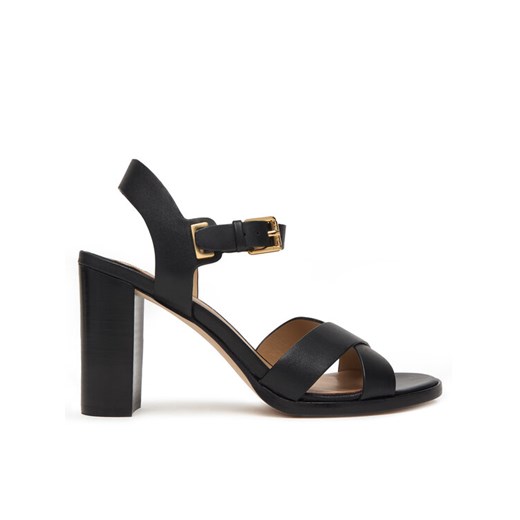 Sandały LAUREN RALPH LAUREN Emeryn 802P04435001 Czarny ze sklepu eobuwie.pl w kategorii Sandały damskie - zdjęcie 187648311