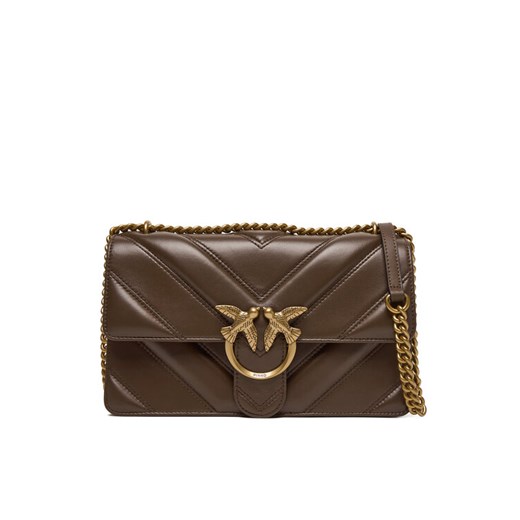 Torebka PINKO 104549 A2OS Brązowy ze sklepu eobuwie.pl w kategorii Listonoszki - zdjęcie 187648341