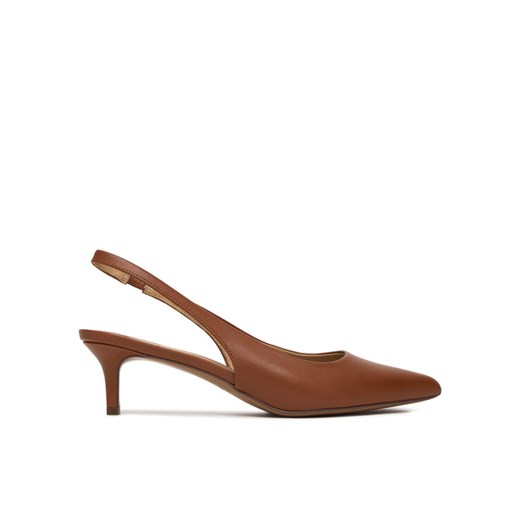 Czółenka LAUREN RALPH LAUREN Lolah 802P09033002 Brązowy ze sklepu eobuwie.pl w kategorii Czółenka - zdjęcie 187648351