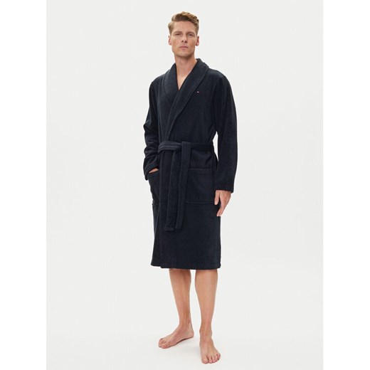 Tommy Hilfiger Szlafrok Icon Bathrobe 2S87905539 Granatowy ze sklepu MODIVO w kategorii Szlafroki męskie - zdjęcie 187648780
