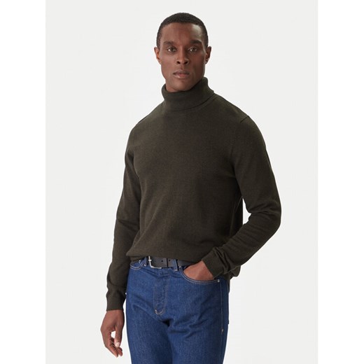 Jack & Jones Golf Basic 12258051 Zielony Regular Fit ze sklepu MODIVO w kategorii Swetry męskie - zdjęcie 187648783