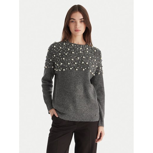 Artigli Sweter ACMA002813 Szary Regular Fit ze sklepu MODIVO w kategorii Swetry damskie - zdjęcie 187648832