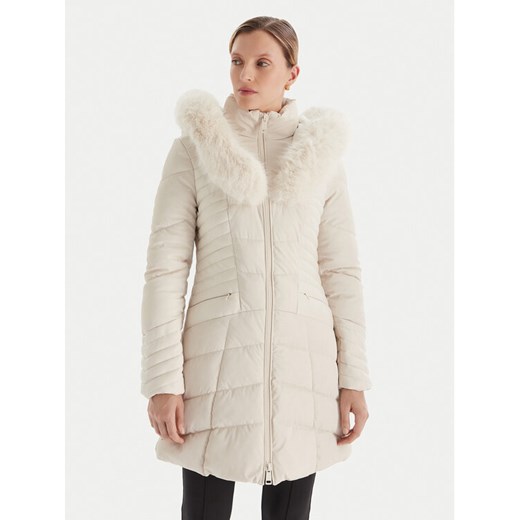 Guess Kurtka zimowa W4BL61 WGLZ0 Beżowy Slim Fit ze sklepu MODIVO w kategorii Kurtki damskie - zdjęcie 187648833