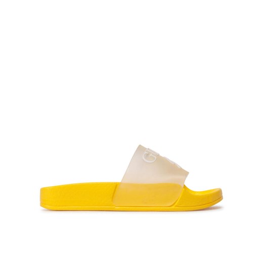 Guess Klapki Dina FI6DIN ELE19 Żółty ze sklepu MODIVO w kategorii Klapki dziecięce - zdjęcie 187648840