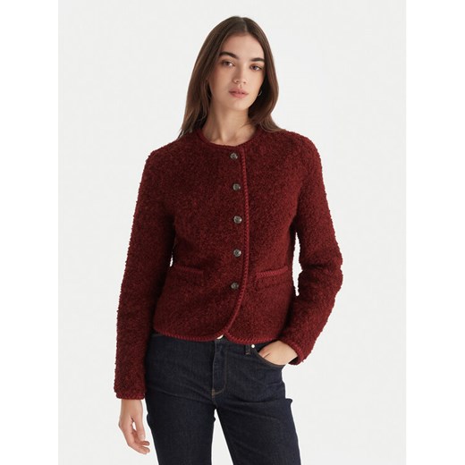 Guess Kożuch W5BL69 W3860 Bordowy Regular Fit ze sklepu MODIVO w kategorii Kożuchy - zdjęcie 187648870