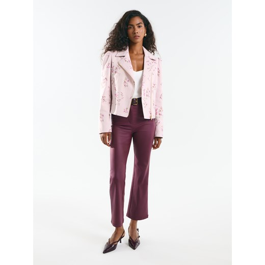 Mohito - Ramoneska z bawełną - beżowy ze sklepu Mohito w kategorii Kurtki damskie - zdjęcie 187649482