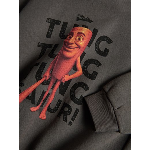 Reserved - Bluza Tralalero Tralala - ciemnoszary Reserved 122 (6-7 lat) Reserved