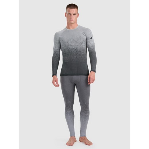 Męska bielizna termoaktywna (dół) 4F 4FWAW25USEAM232 - szara ze sklepu Sportstylestory.com w kategorii Bielizna termoaktywna męska - zdjęcie 187649802