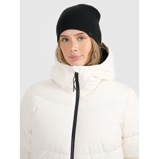 Czapka zimowa uniseks 4F 4FWMM00ACAPU633 - czarna ze sklepu Sportstylestory.com w kategorii Czapki zimowe damskie - zdjęcie 187649910