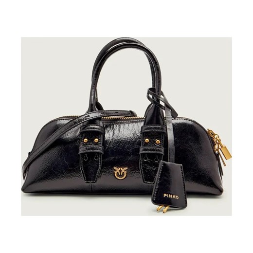 Pinko Skórzany kuferek BOWLING ze sklepu Gomez Fashion Store w kategorii Kuferki - zdjęcie 187650613