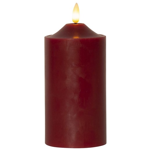STAR Trading Świeca LED &quot;Flamme&quot; w kolorze czerwonym - wys. 17 cm ze sklepu Limango Polska w kategorii Świece i dyfuzory - zdjęcie 187652320