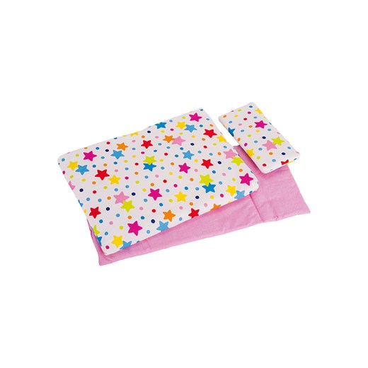 Goki Komplet pościeli &quot;Stars&quot; dla lalek - 3+ ze sklepu Limango Polska w kategorii Zabawki - zdjęcie 187652564