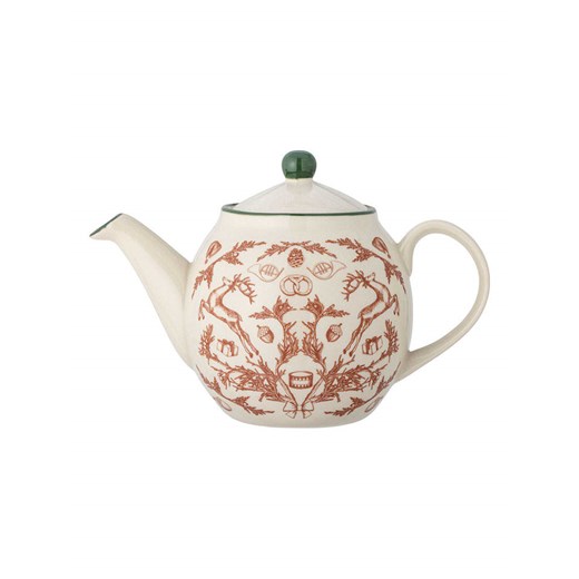 Bloomingville Imbryk &quot;Beth&quot; w kolorze beżowo-czerwonym - 900 ml ze sklepu Limango Polska w kategorii Dzbanki i zaparzacze - zdjęcie 187652771