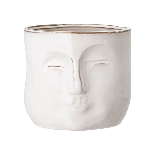 Bloomingville Doniczka &quot;Ignacia&quot; w kolorze białym - 18 x 15,5 x 16,5 cm ze sklepu Limango Polska w kategorii Doniczki i osłonki - zdjęcie 187652803