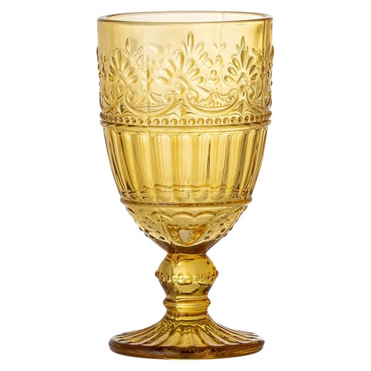 Bloomingville Kieliszek &quot;Feyza&quot; w kolorze żółtym do wina - 205 ml ze sklepu Limango Polska w kategorii Naczynia - zdjęcie 187652830