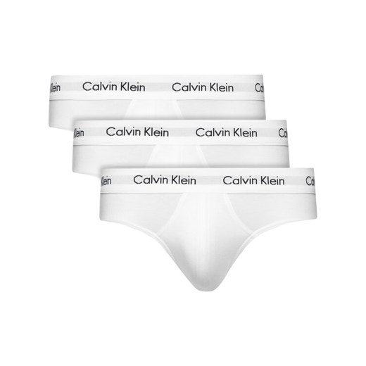 Calvin Klein Underwear Komplet slipów 0000U2661G Biały ze sklepu MODIVO w kategorii Kąpielówki - zdjęcie 187653244