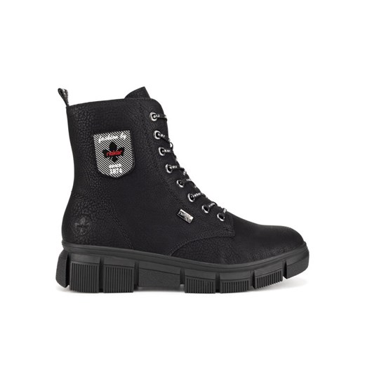 Rieker Trzewiki X3410-00 Czarny ze sklepu MODIVO w kategorii Botki - zdjęcie 187653252