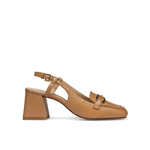 Geox Czółenka D Coronilla D55D1A 000TU C5000 Beżowy ze sklepu MODIVO w kategorii Sandały damskie - zdjęcie 187653310