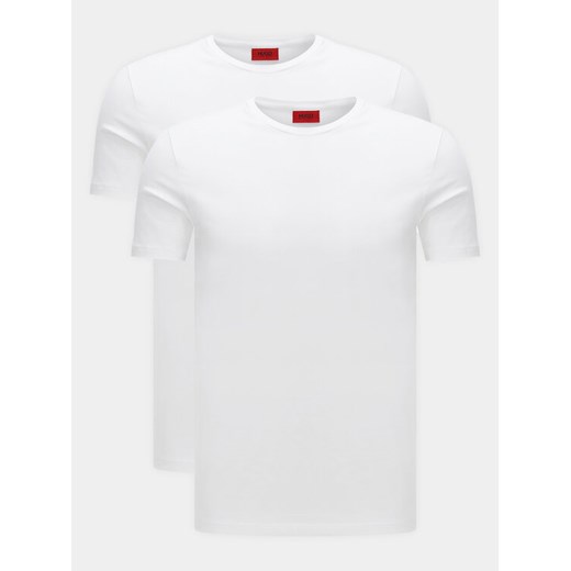 HUGO Komplet t-shirtów Round 50325440 Biały Regular Fit ze sklepu MODIVO w kategorii T-shirty męskie - zdjęcie 187653314