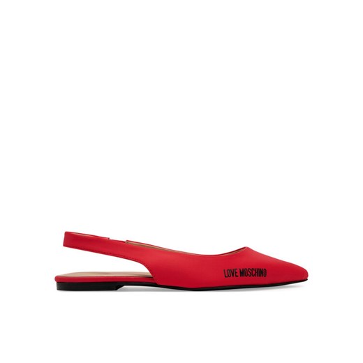 LOVE MOSCHINO Baleriny JA11021G1MIM0502 Koralowy ze sklepu MODIVO w kategorii Balerinki - zdjęcie 187653332