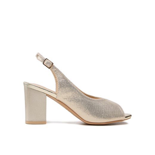 Clara Barson Sandały ACANNA KL-230801-02 Złoty ze sklepu MODIVO w kategorii Sandały damskie - zdjęcie 187653340