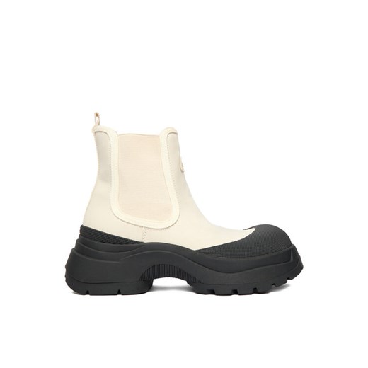 Hunter Sztyblety CEO-SX2405-1 Écru ze sklepu MODIVO w kategorii Botki - zdjęcie 187653443
