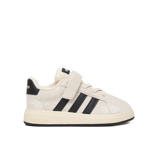 adidas Sneakersy Grand Court 2.0 JR0778 Écru ze sklepu MODIVO w kategorii Buty sportowe dziecięce - zdjęcie 187653461