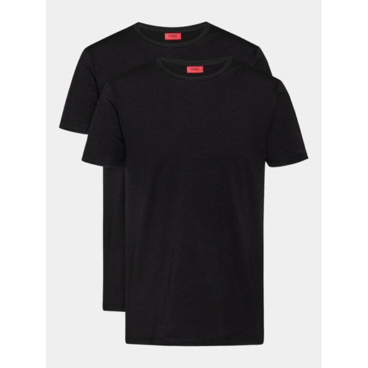 HUGO Komplet t-shirtów Round 50325440 Czarny Regular Fit ze sklepu MODIVO w kategorii T-shirty męskie - zdjęcie 187653490