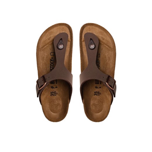 Birkenstock Japonki Gizeh Bs 0043753 Brązowy ze sklepu MODIVO w kategorii Klapki damskie - zdjęcie 187653562