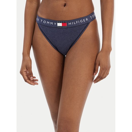 Tommy Hilfiger Stringi UW0UW06095 Granatowy ze sklepu MODIVO w kategorii Majtki damskie - zdjęcie 187653592