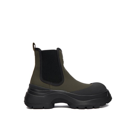 Hunter Sztyblety CEO-SX2405-1 Khaki ze sklepu MODIVO w kategorii Botki - zdjęcie 187653614