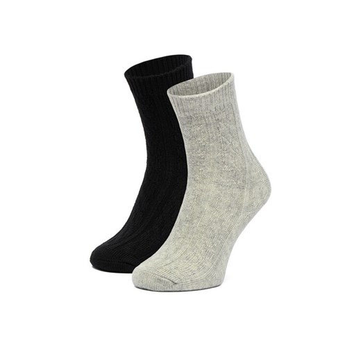 Nine West Skarpety długie CEO_LA_NW_17637_W_AW25 (2-PACK) Czarny ze sklepu MODIVO w kategorii Skarpetki damskie - zdjęcie 187653630