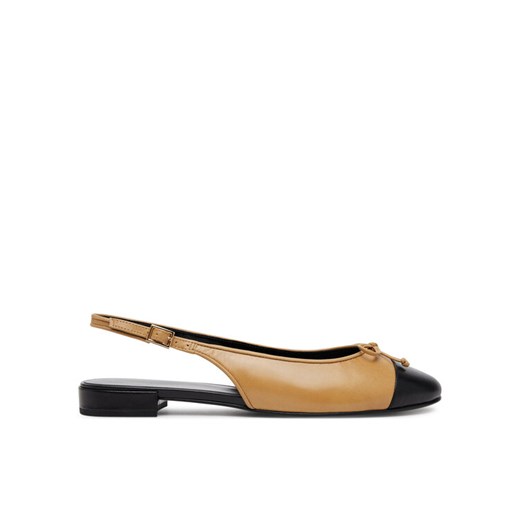 Tory Burch Baleriny 166592 Brązowy ze sklepu MODIVO w kategorii Balerinki - zdjęcie 187653712