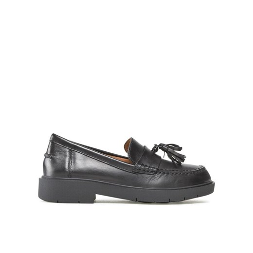 Geox Loafersy D Spherica EC1 CD26QRC 00043 C9999 Czarny ze sklepu MODIVO w kategorii Półbuty damskie - zdjęcie 187653714