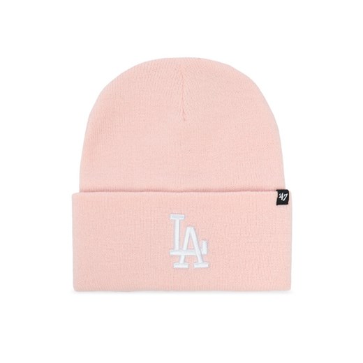 47 Brand Czapka Mlb Los Angeles Dodgers Haymaker 47 Cuff Knit B-HYMKR12ACE-PK Różowy ze sklepu MODIVO w kategorii Czapki zimowe damskie - zdjęcie 187653900