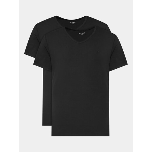 Mustang Komplet t-shirtów 1014664 Czarny Regular Fit ze sklepu MODIVO w kategorii T-shirty męskie - zdjęcie 187653981