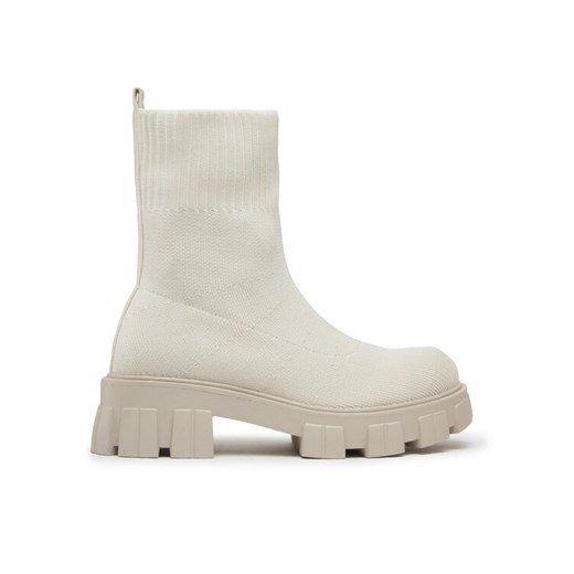 DeeZee Botki WS5553-11 Écru ze sklepu MODIVO w kategorii Botki - zdjęcie 187654032