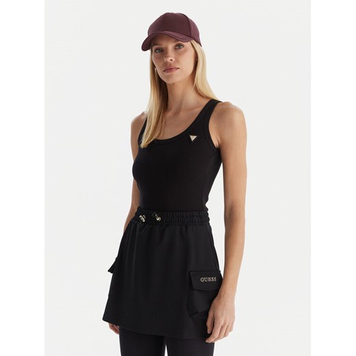 Guess Top Colette V4YP06 K8RT2 Czarny Slim Fit ze sklepu MODIVO w kategorii Bluzki damskie - zdjęcie 187654051