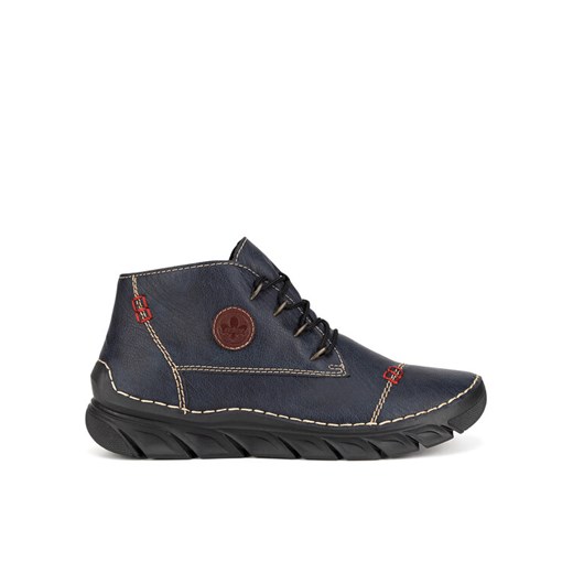 Rieker Trzewiki 55002-14 Niebieski ze sklepu MODIVO w kategorii Botki - zdjęcie 187654104