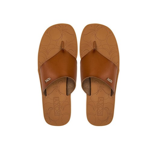 Roxy Japonki ARJL101150 Brązowy ze sklepu MODIVO w kategorii Klapki damskie - zdjęcie 187654161