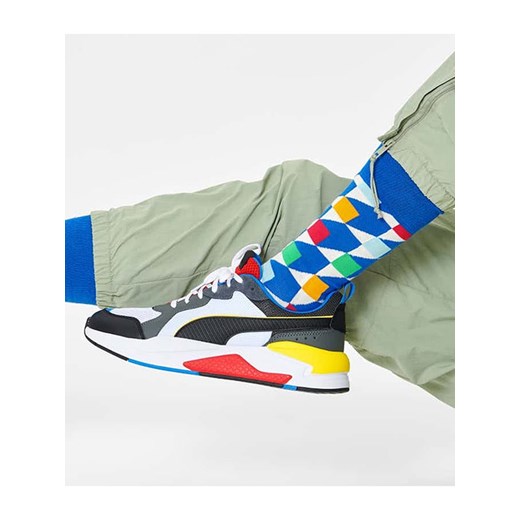 Happy Socks Skarpety &quot;Cubes&quot; w kolorze niebieskim Happy Socks 36-40 Limango Polska wyprzedaż