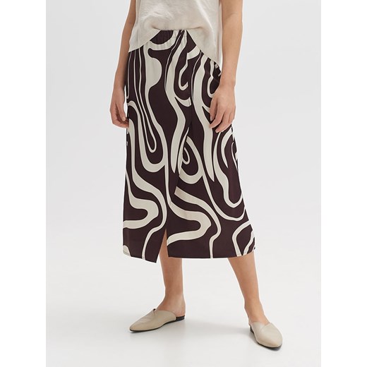 OPUS Spódnica w kolorze czarno-białym Opus 40 Limango Polska wyprzedaż